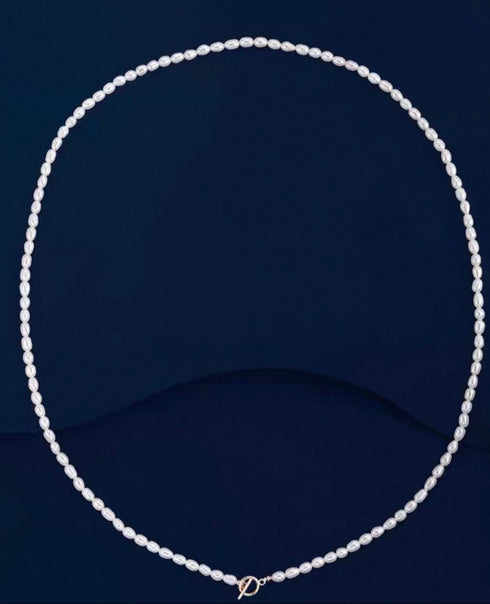 Long Baroque Pearl Necklace